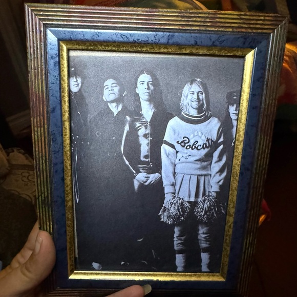 NIRVANA Black and Gold Framed Art Print - Picture 7 of 8